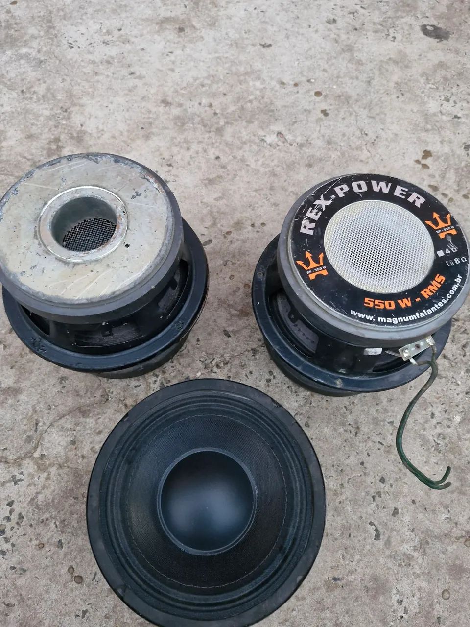 Vendo alto-falante de 10 polegadas e 8npolegadas - Foto 4