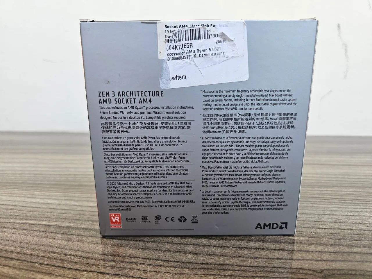 RYZEN 5 5500 NOVA/LACRADA + BOX COOLER - Foto 4
