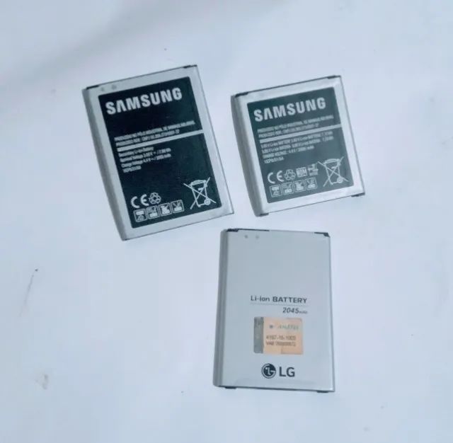 baterias celular diversas usado boa