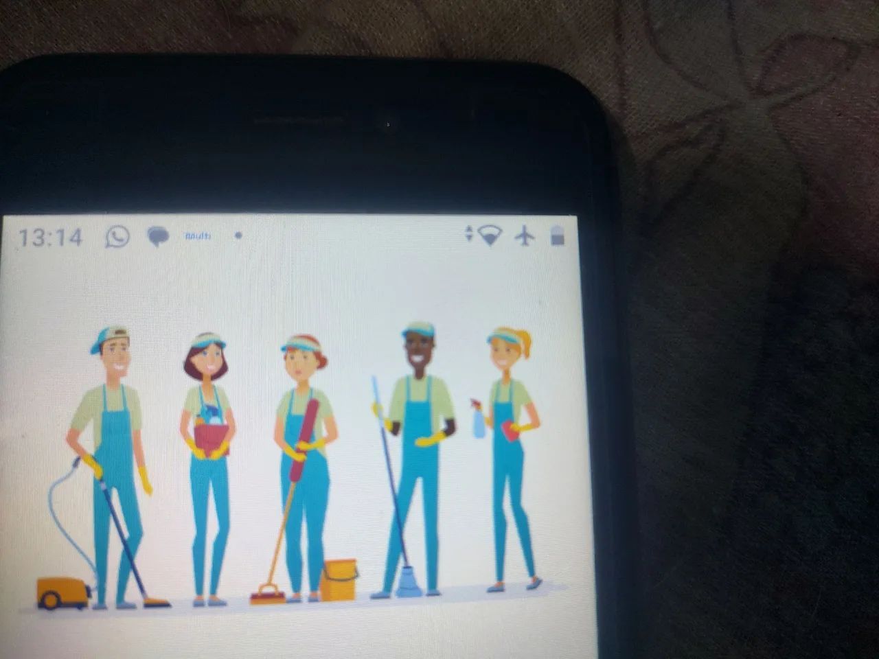 Estou disponível para trabalhar com faxinas *15
