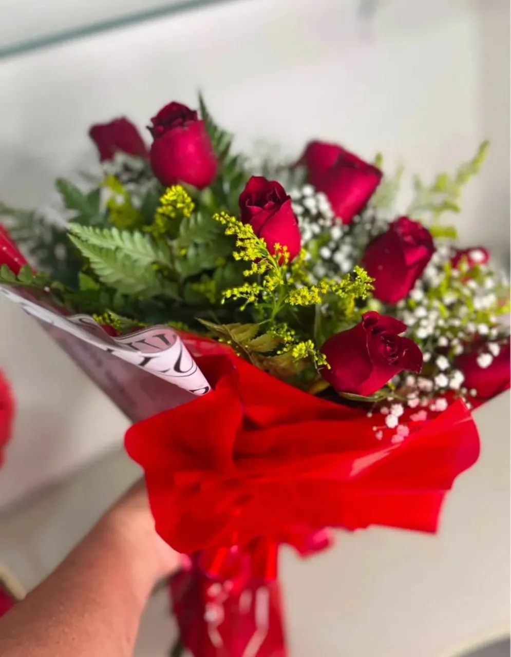 Buquê com 12 rosas - Foto 2