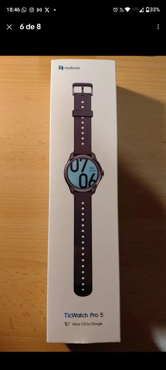 Ticwatch Pro 5 em excelente estado - Foto 3