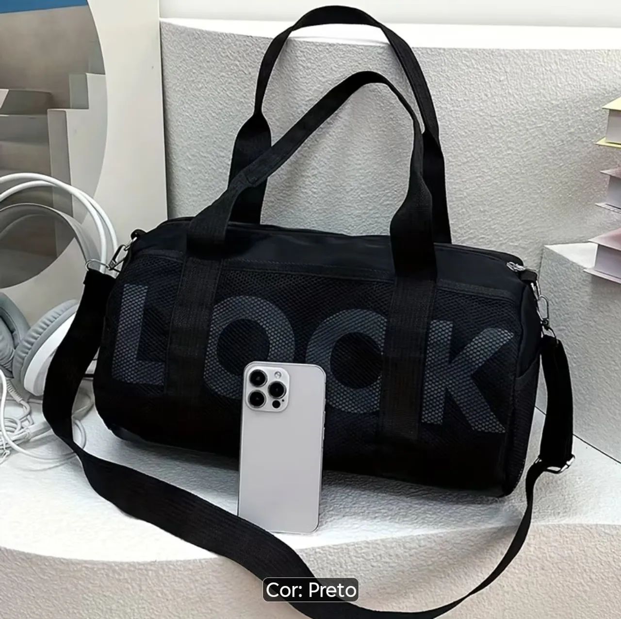 Bolsa de mão e transversal 