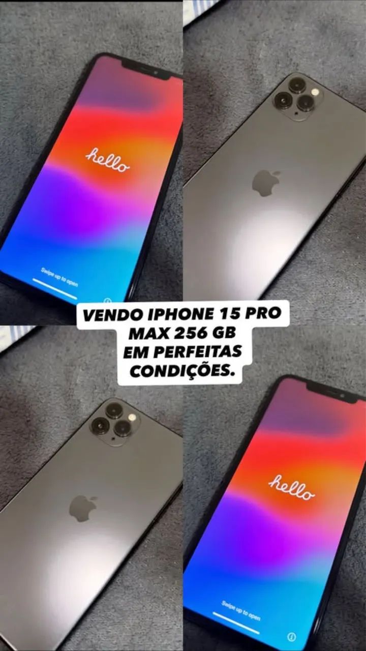 Vendo um iPhone 15 pro Max 