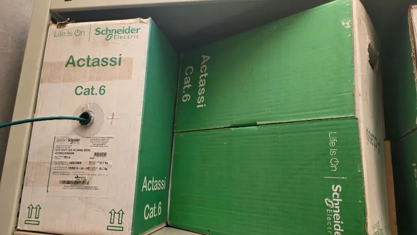 Cabo UTP CAT6 - LSZH Schneider - Verde - Foto 2