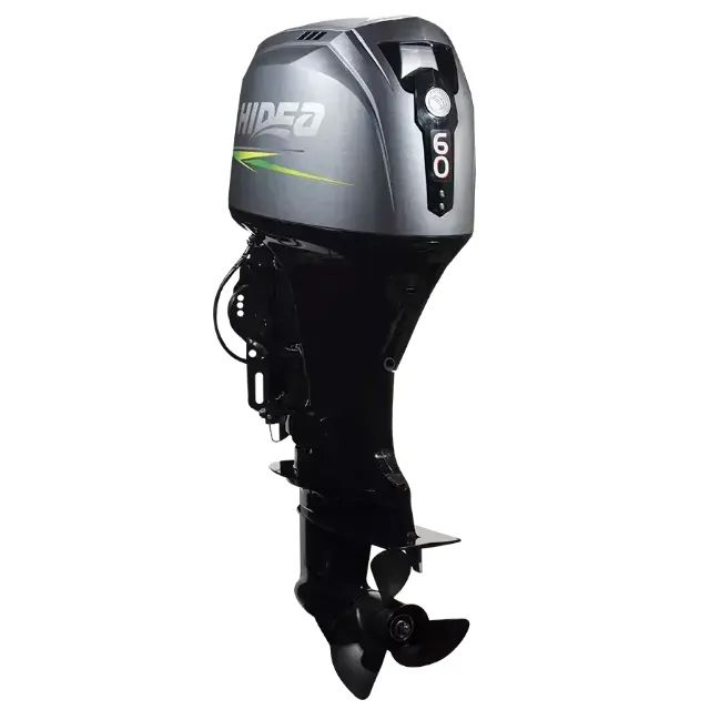 Motor Hidea 60HP 4T Elétrico Comando Remoto Rabeta 20" Power Trim - Motor de Popa 