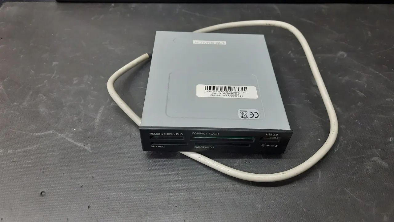 3,5 Polegadas Usb Sd Mmc Xd Tf Leitor De Cartão Interno Ms C - Foto 3