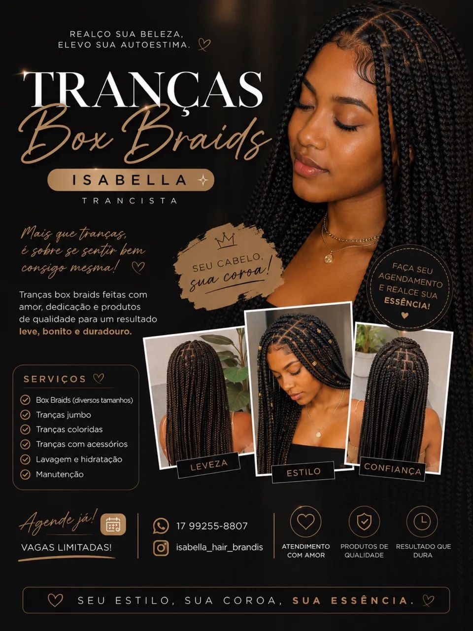 MODELO PARA TRANÇAS 