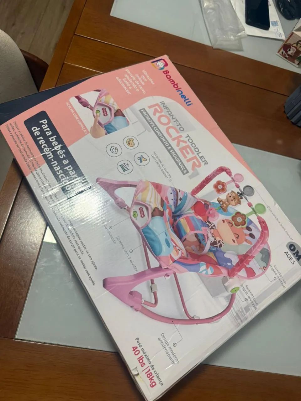 Cadeira de balanço para bebê 