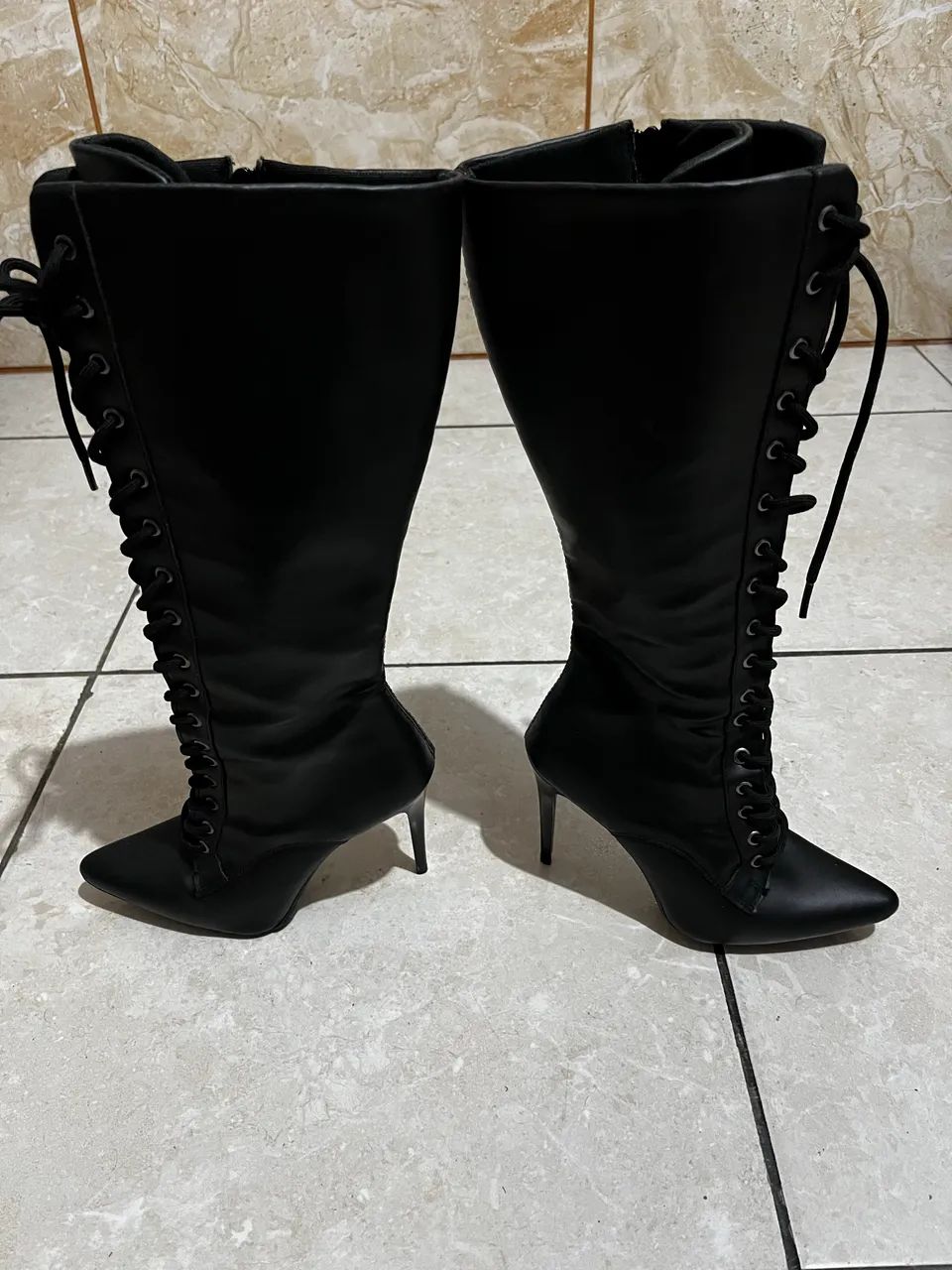 Bota feminina couro  - Foto 3
