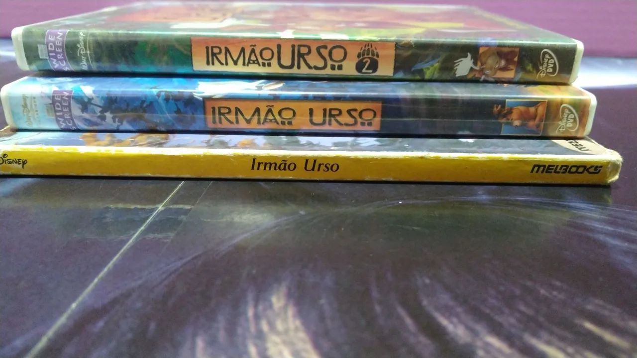 Dvds Irmão Urso 1 e 2 + livro de brinde  - Foto 4