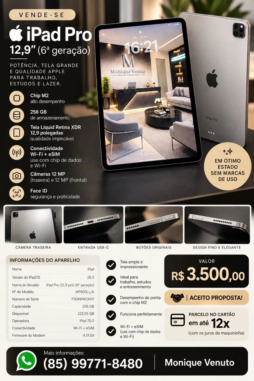 IPAD 6 GERAÇÃO