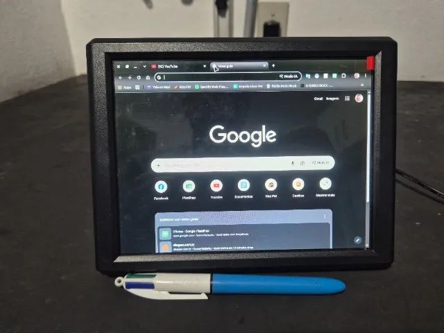 Mini monitor de 8 polegadas