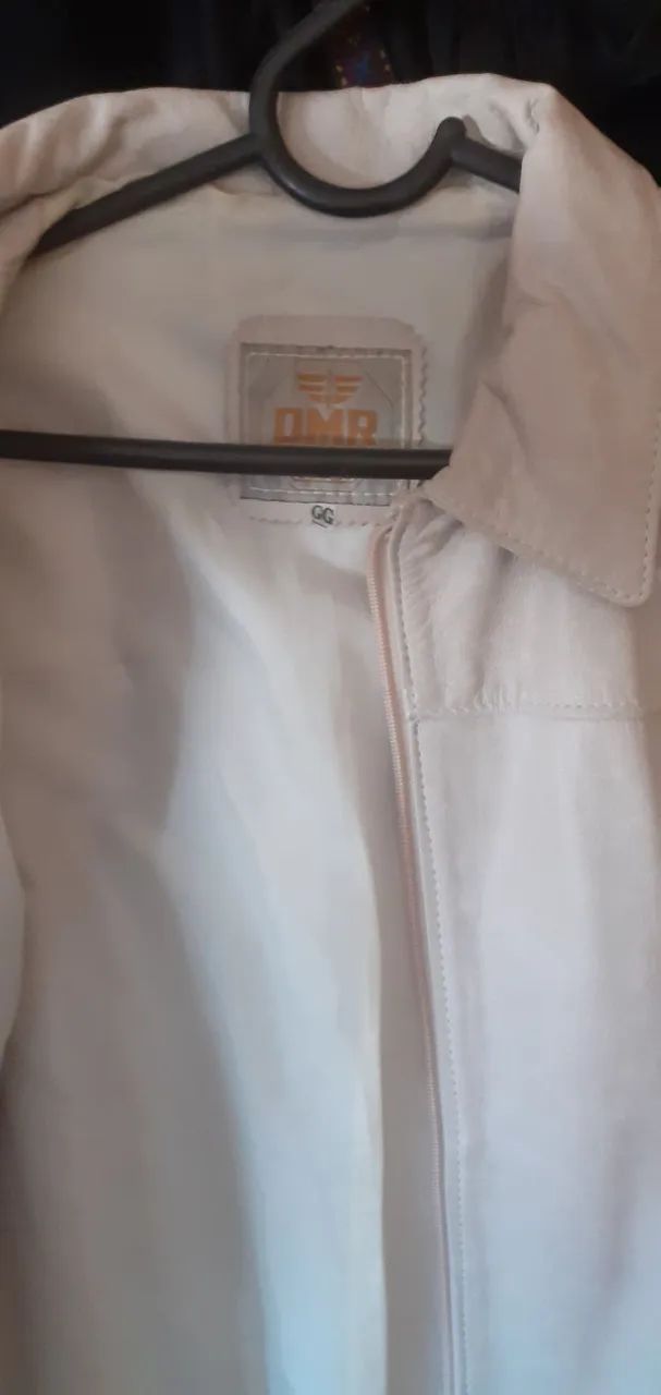 Jaqueta de couro importadas off white