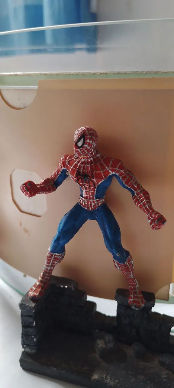 Miniatura Thor e Homem aranha de  chumbo - Foto 4