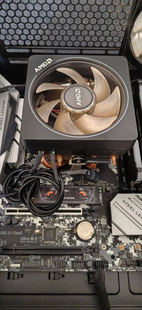 Cooler Processador AMD Wraith Prism RGB Original (AM4/AM5) - Foto 2