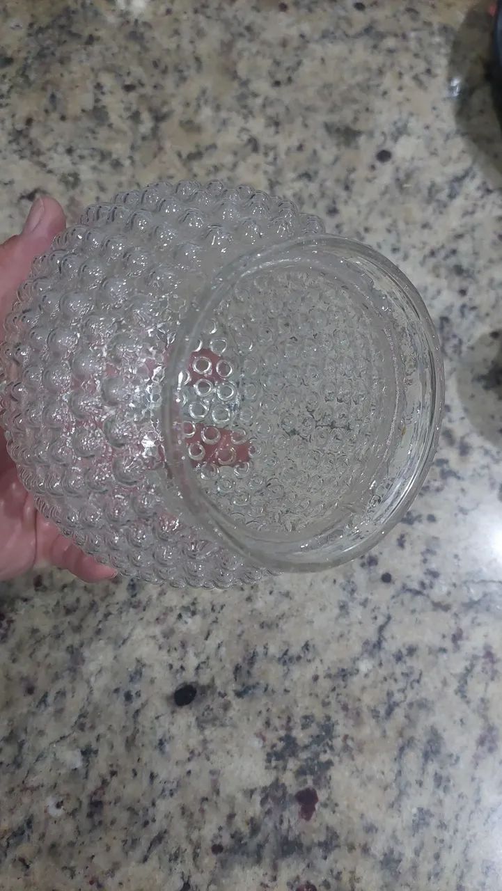 Luminária globo bojo plafon bolinha antigo - Foto 2
