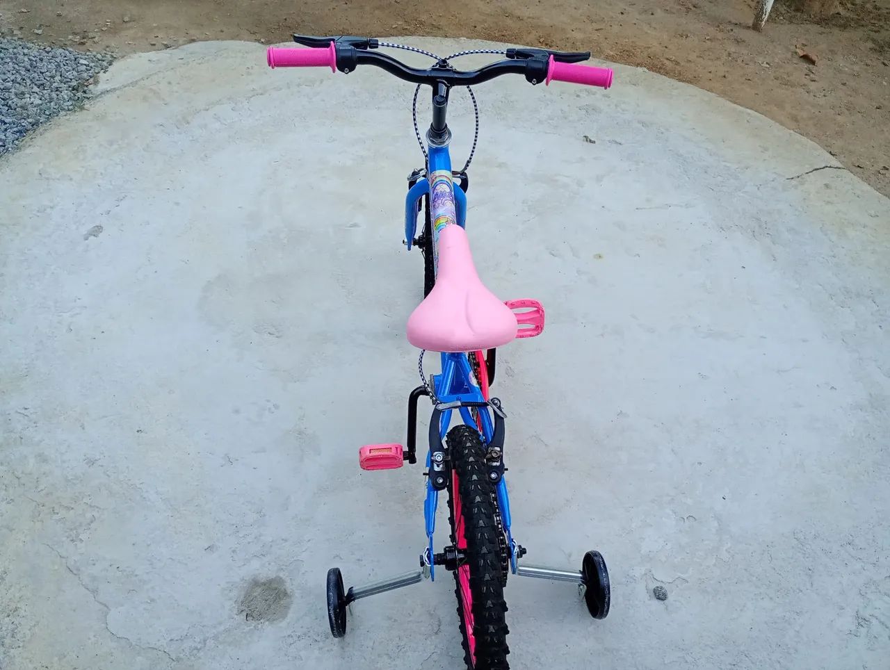 Bicicleta infantil aro 16 reformada  - Foto 4