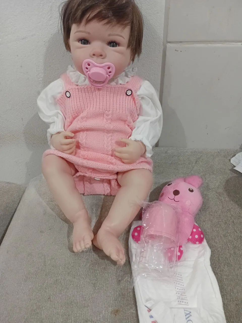 Bebê reborn realista nova