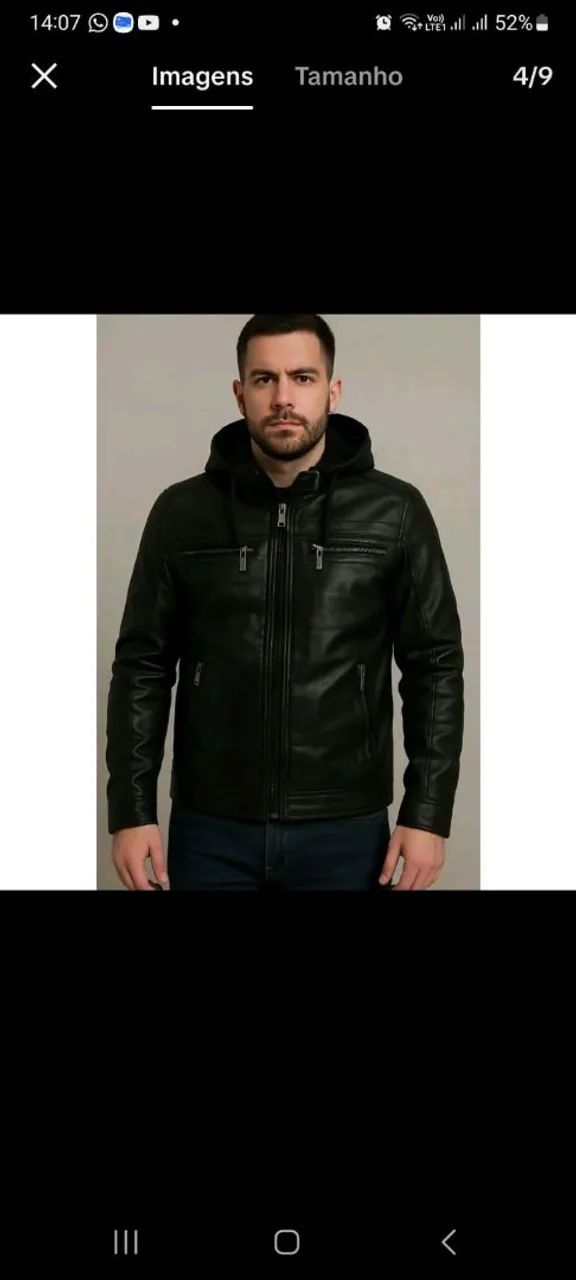 Jaqueta de couro 