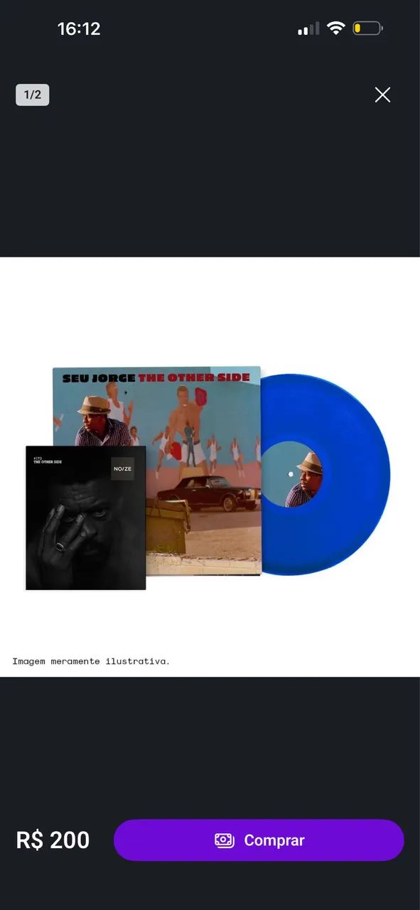 Lp - Seu Jorge - The Other Side - Noize