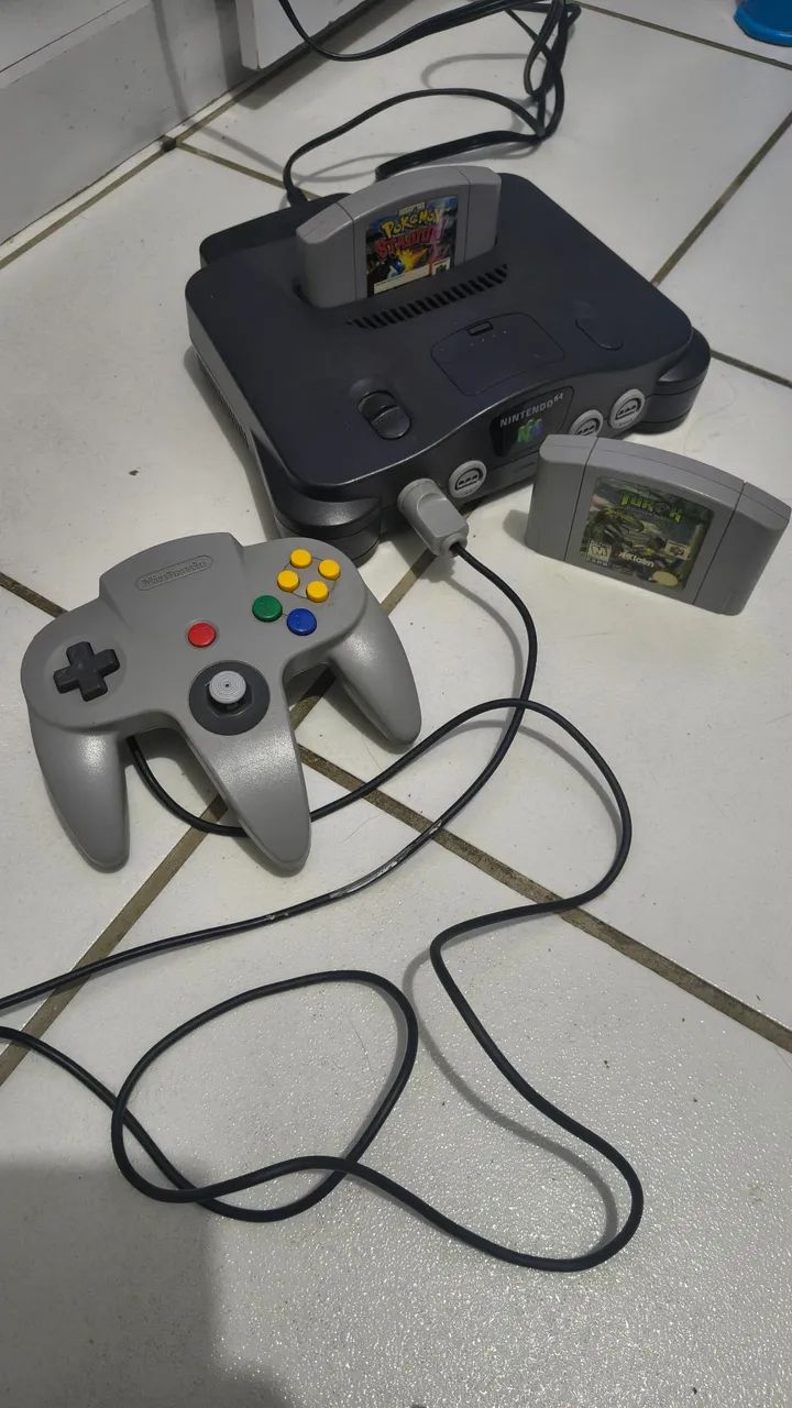 Nintendo 64 com jogo  - Foto 2