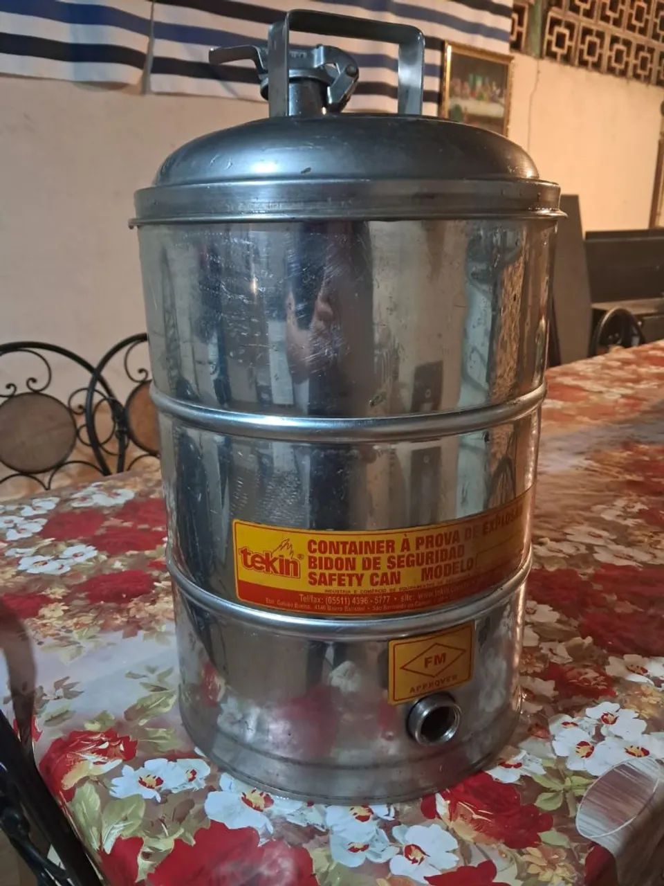 Container a prova de explosão Tekin 50l
