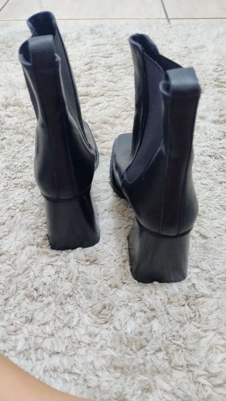 Bota de couro n. 35 - Foto 4