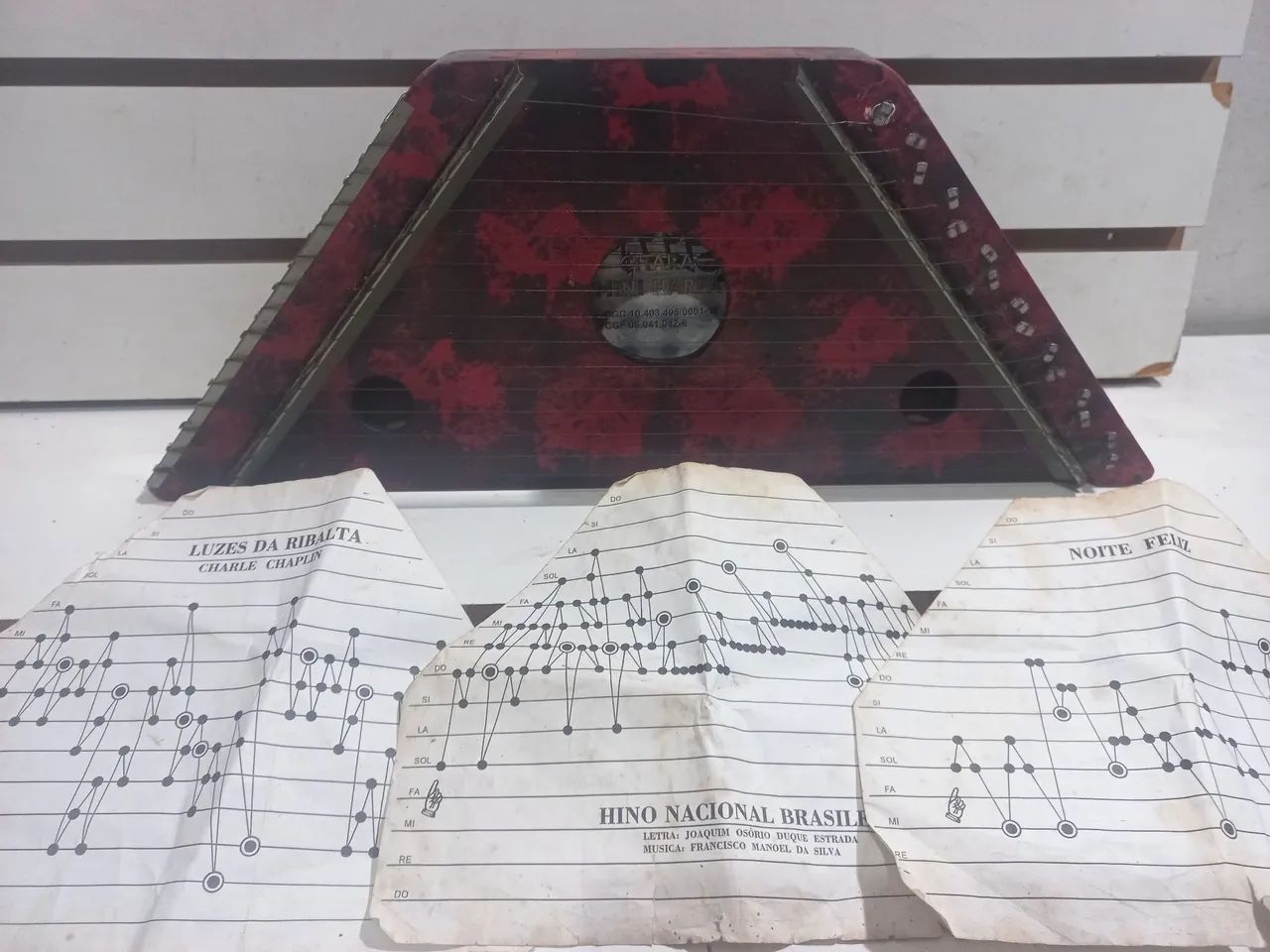 MiNI CITARA HARPA DE MADEIRA  - Foto 4
