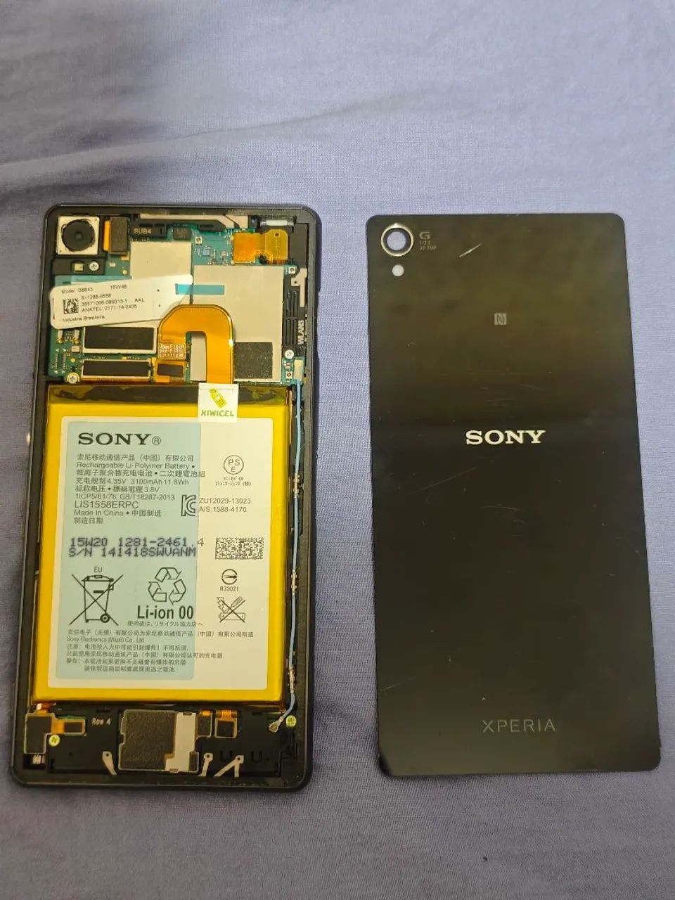 Célula Sony Xperia Z3 - Retirada de peças - bateria nova - Foto 2