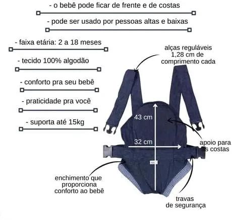 Canguru para bebe - Foto 4