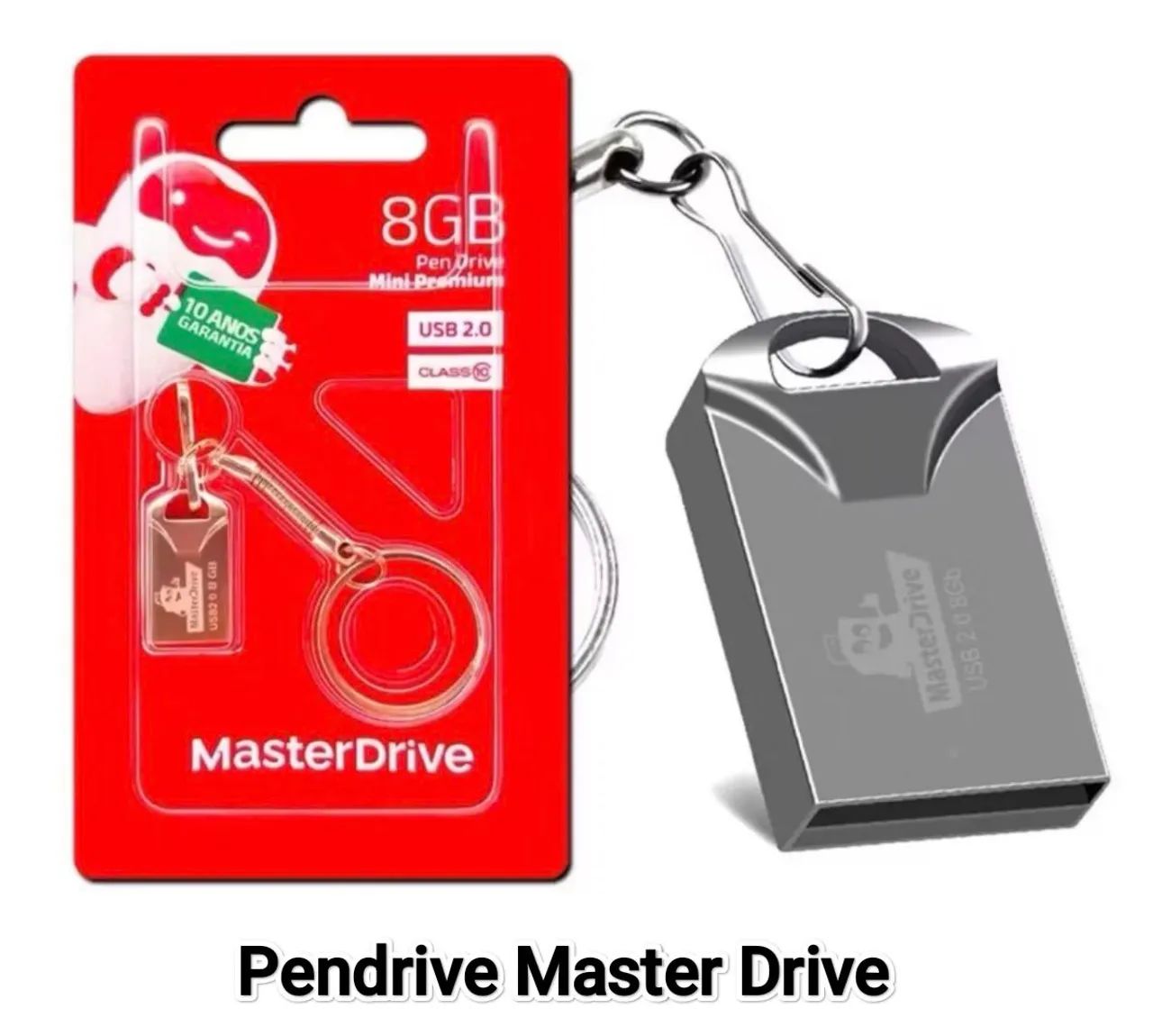 Pendrive Master Drive 16gb classe 10 Novo