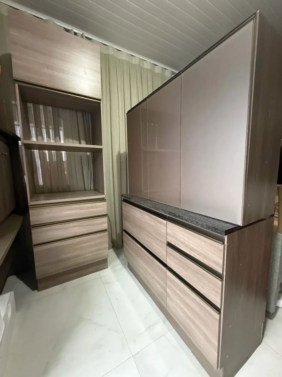 Armário kappesberg  3 peças com vidro  - Foto 4