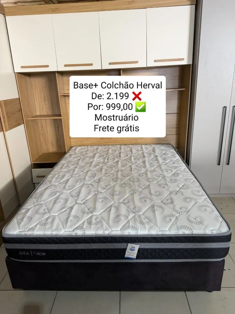 Base + Colchão Herval