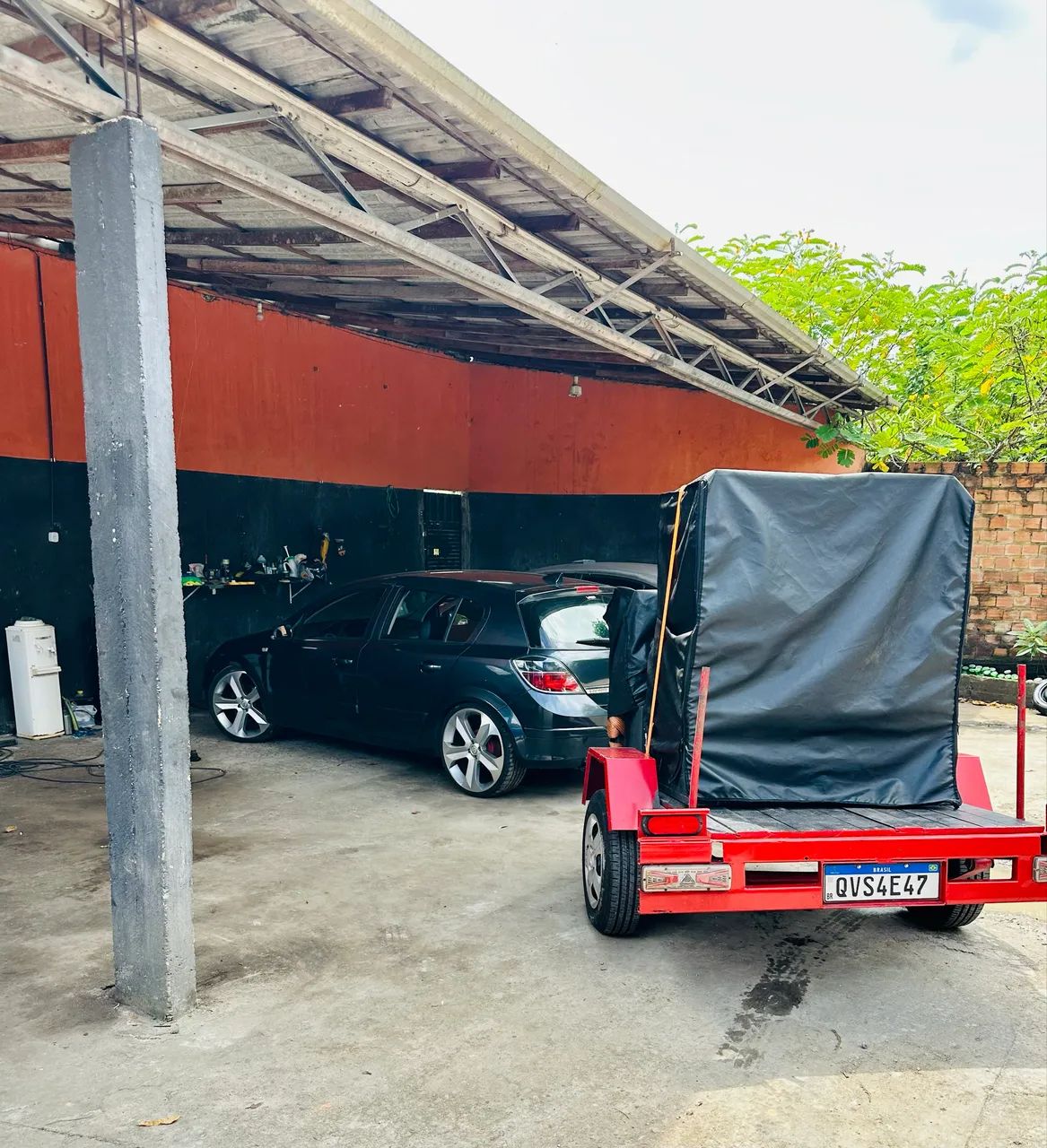 Carretinha com Som Automotivo