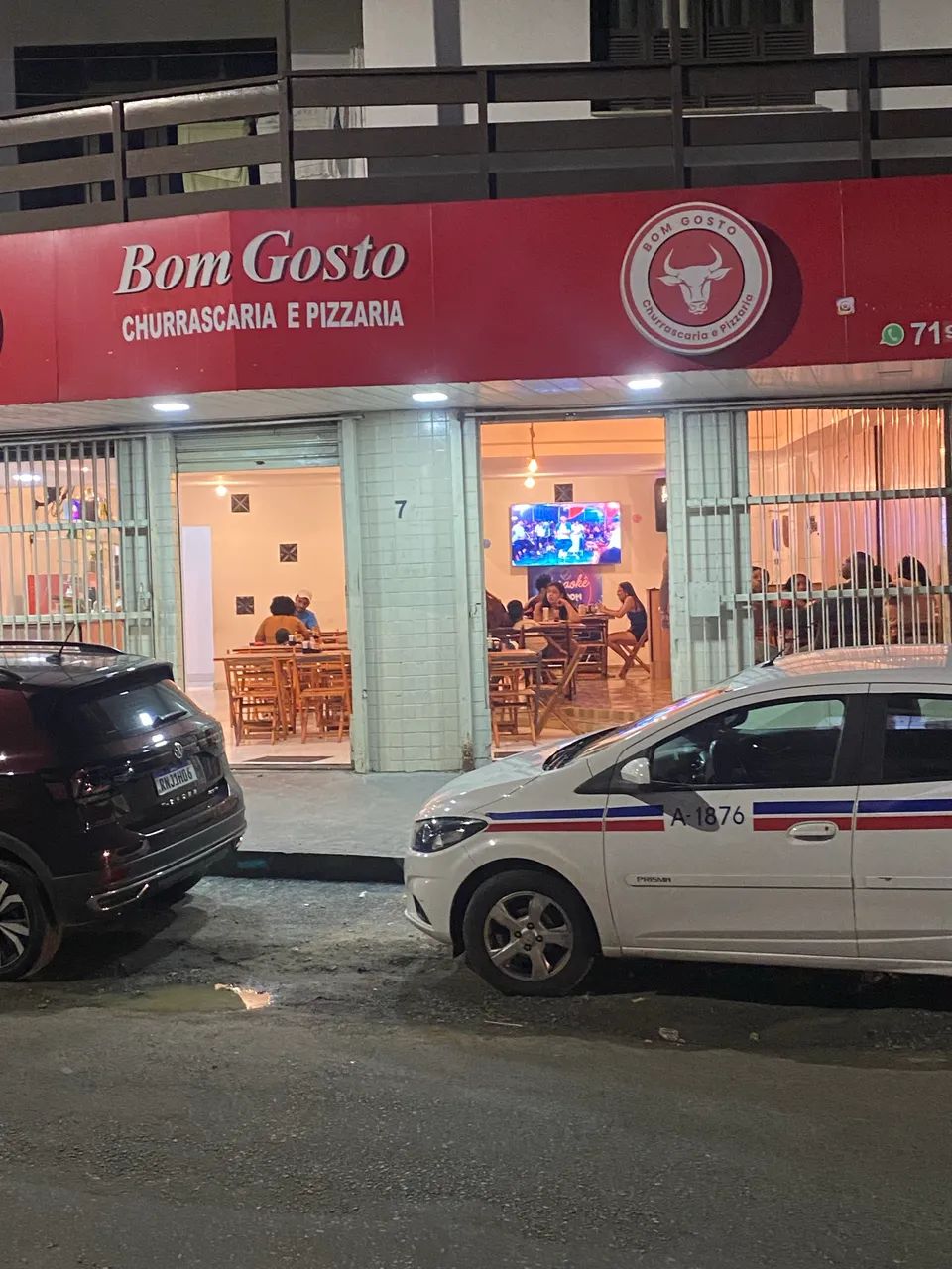 Passo churrascaria e pizzaria em funcionamento