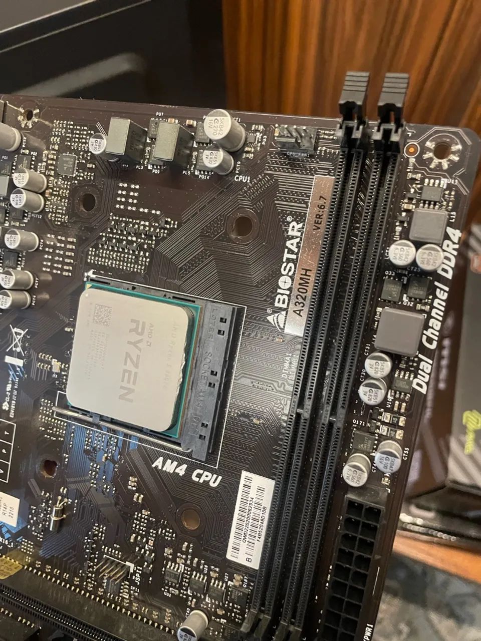 RYZEN 5 4600G + PLACA MÃE A320MH - Foto 3