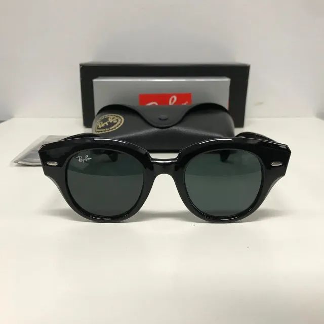 óculos de sol ray ban roundabout black - Foto 4