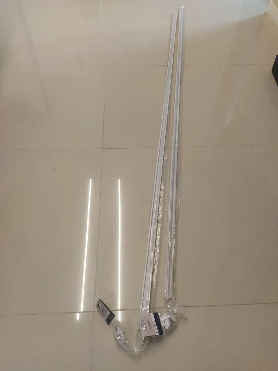 02 Perfis de Led de Embutir 2 metros 