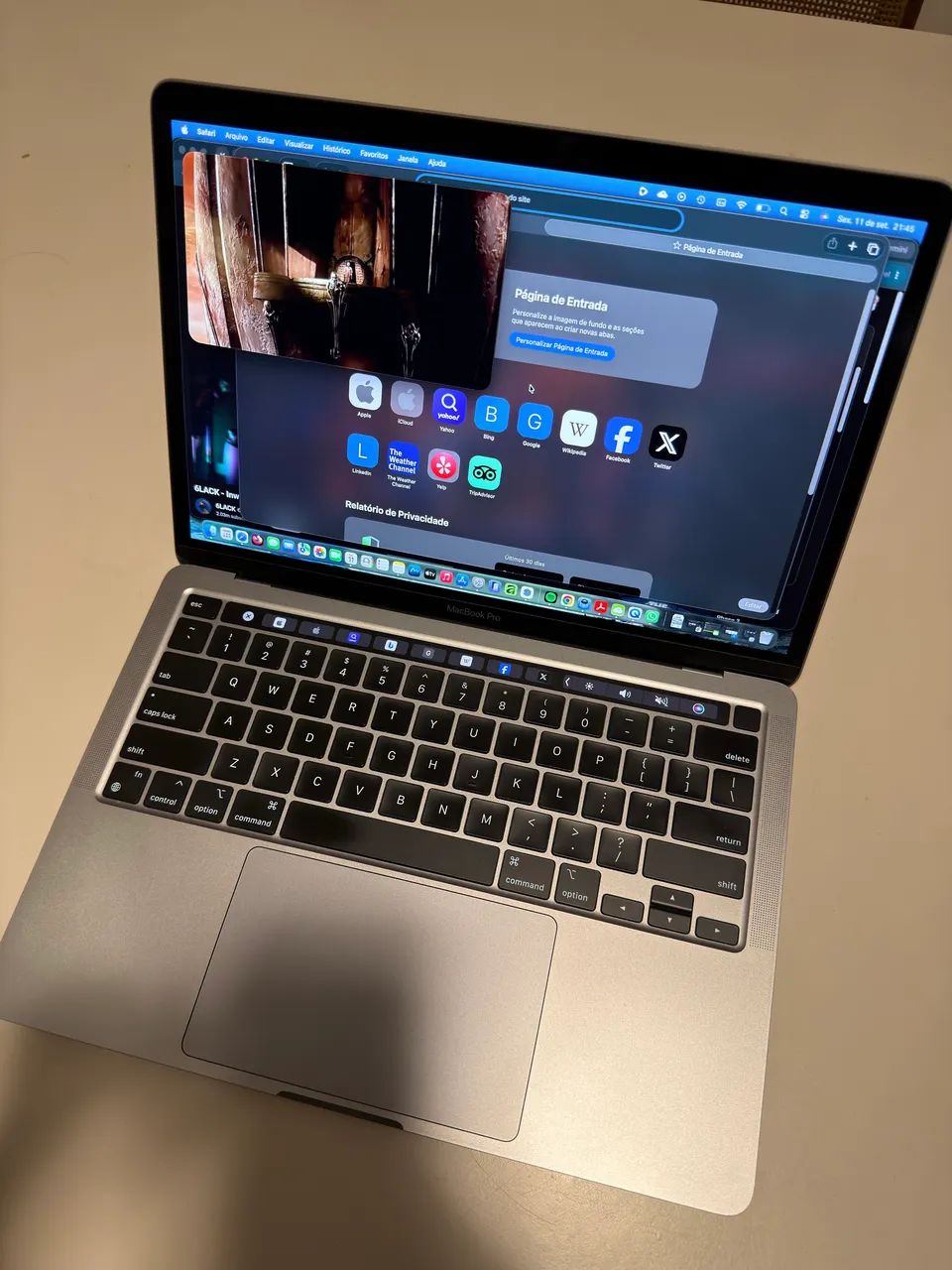 Macbook Pro M1 8GB ram 256GB SSD 13 pol. - Notebooks - Coqueiros