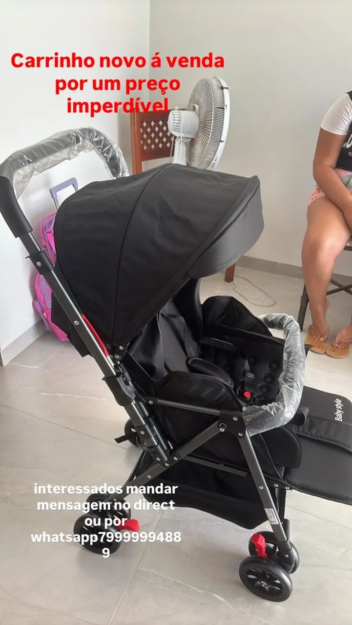 Carrinho de bebê baby style novo  - Foto 2
