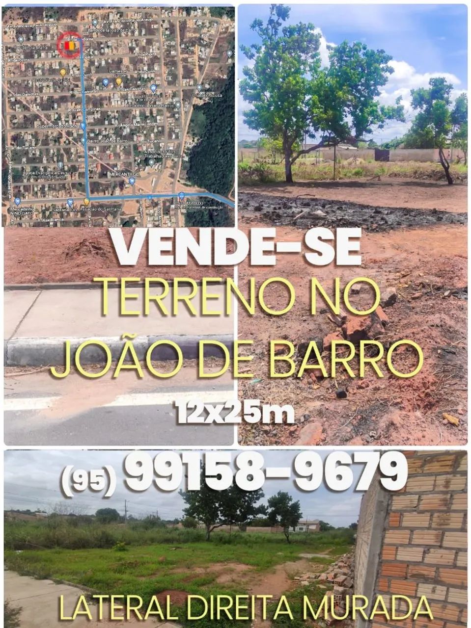 Vende-se Terreno no João de Barro