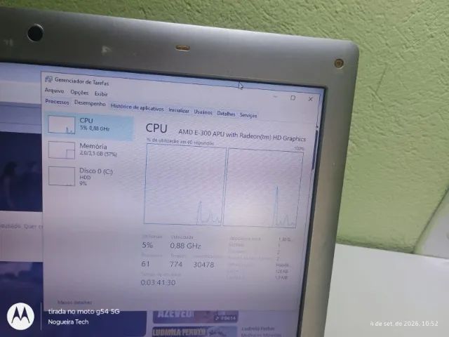 Notebook Samsung RV415 4GB RAM HD 500GB - Funcionando - Foto 4