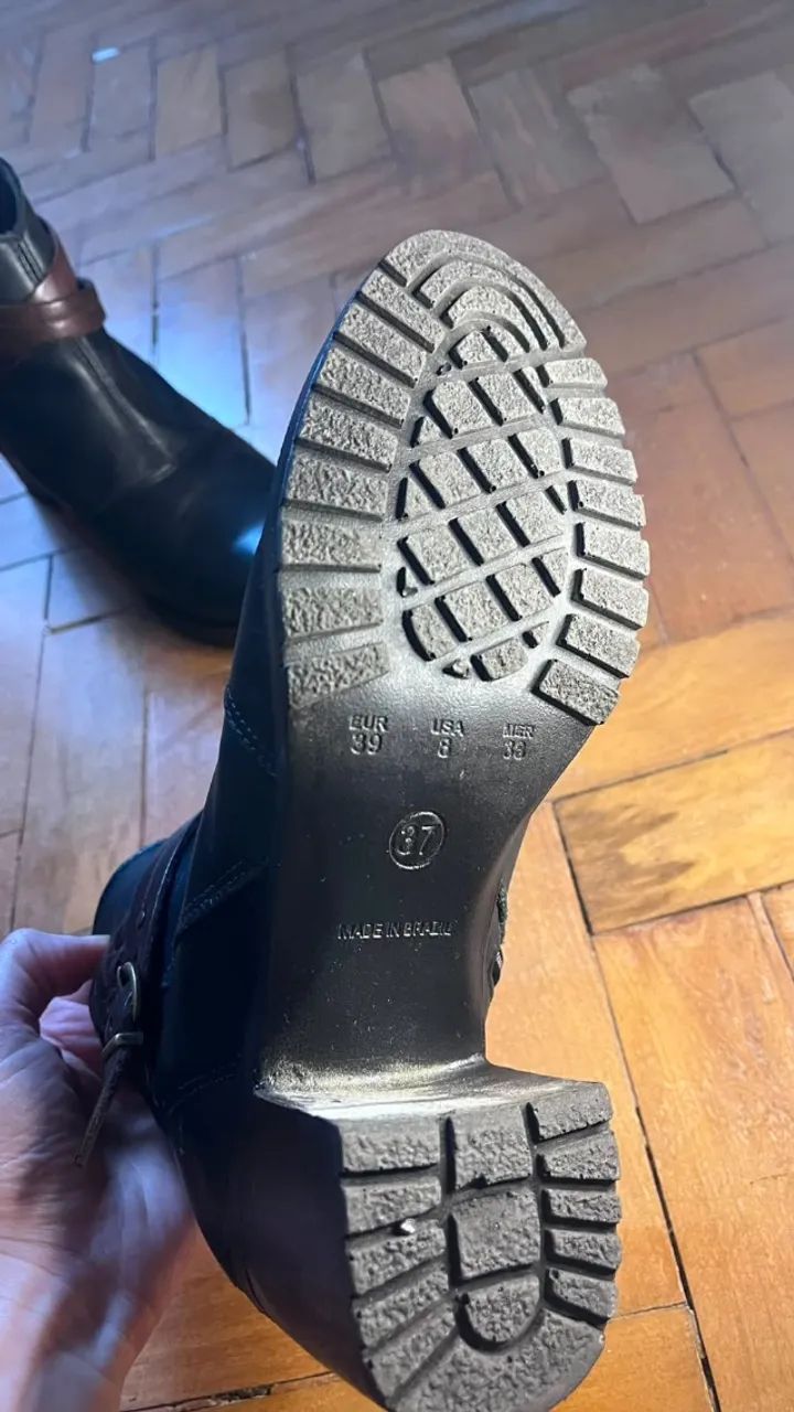 Bota feminina preta - Foto 2