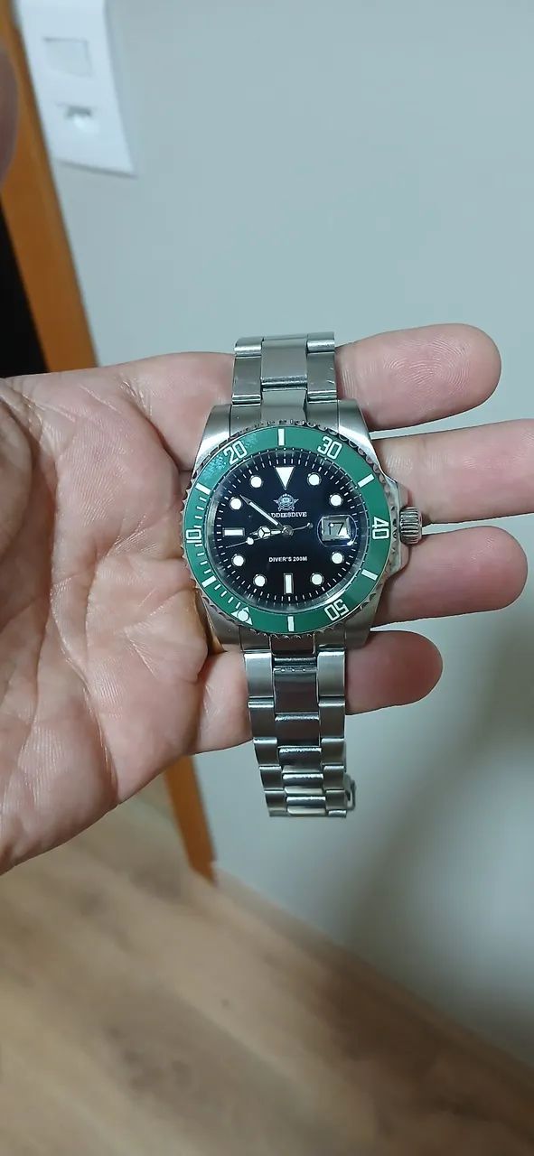 Relógio Addiesdive Submariner Kermit