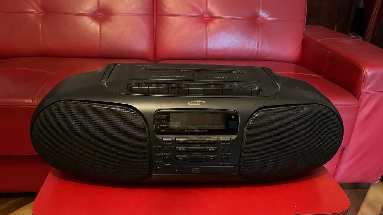 Rádio Samsung Microsystem Boombox Cd K7 Tape
