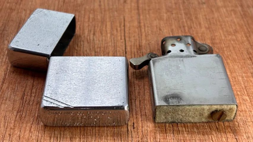 Isqueiro Zippo vintage slashes 1996 (usado) - Foto 4