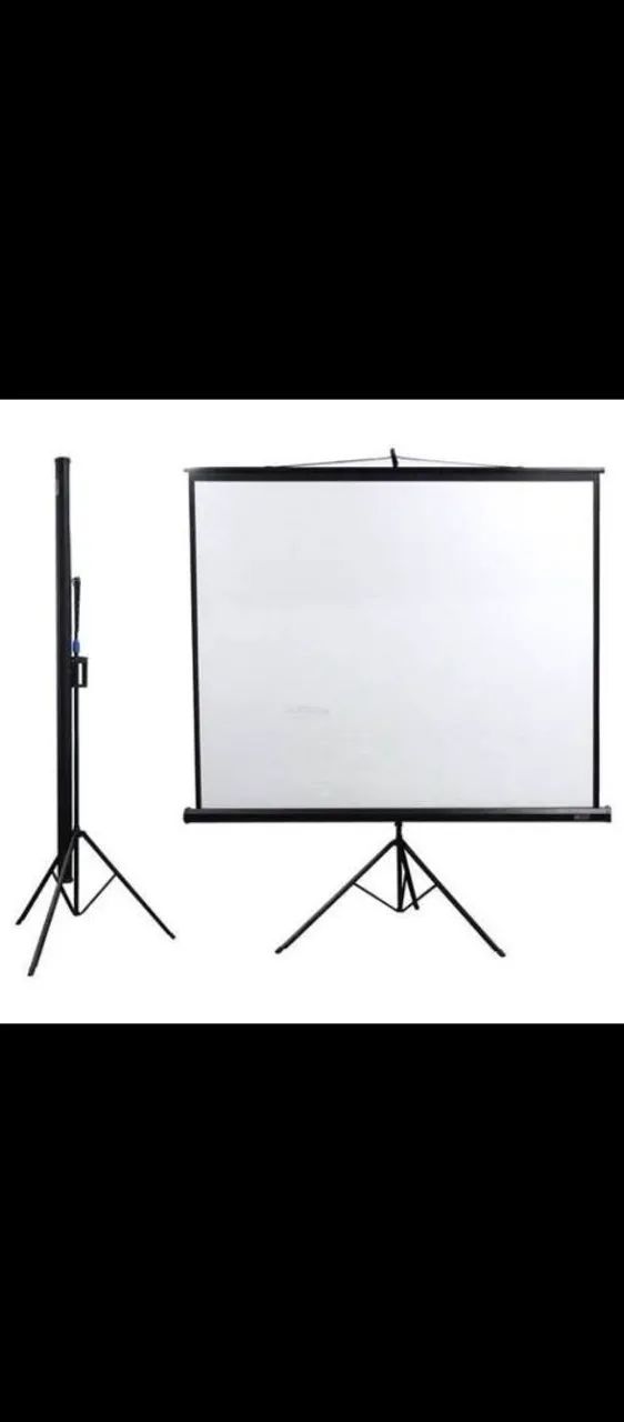 Tela de projeção c/ tripé, 3M 120 polegadas