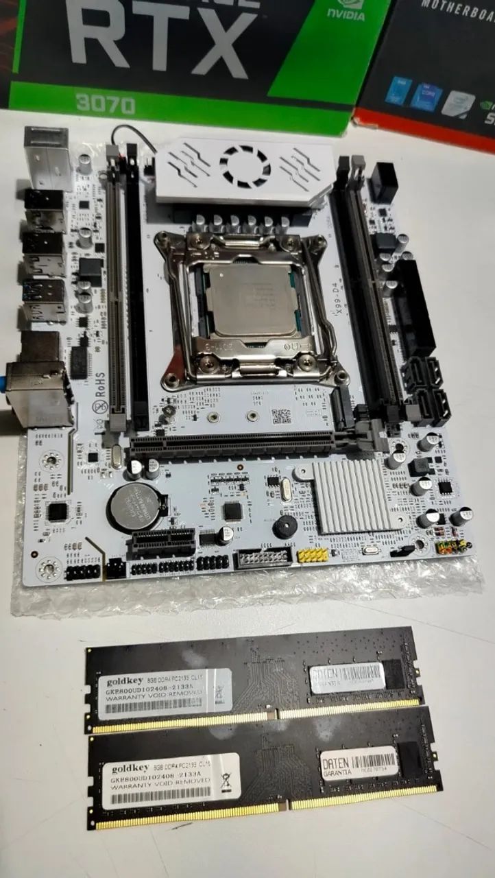 Kit Xeon 2667 v4 + X99 + 16gb Ram ddr4 - Foto 3