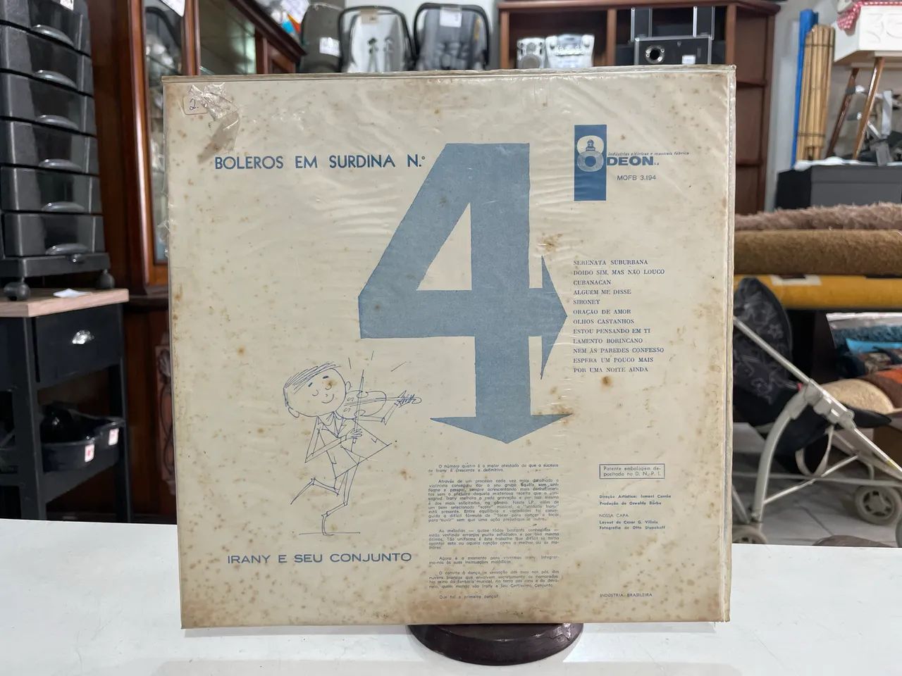 Disco de Vinil Irany E Seu Conjunto Boleros em Surdina Nº 4   - Foto 2